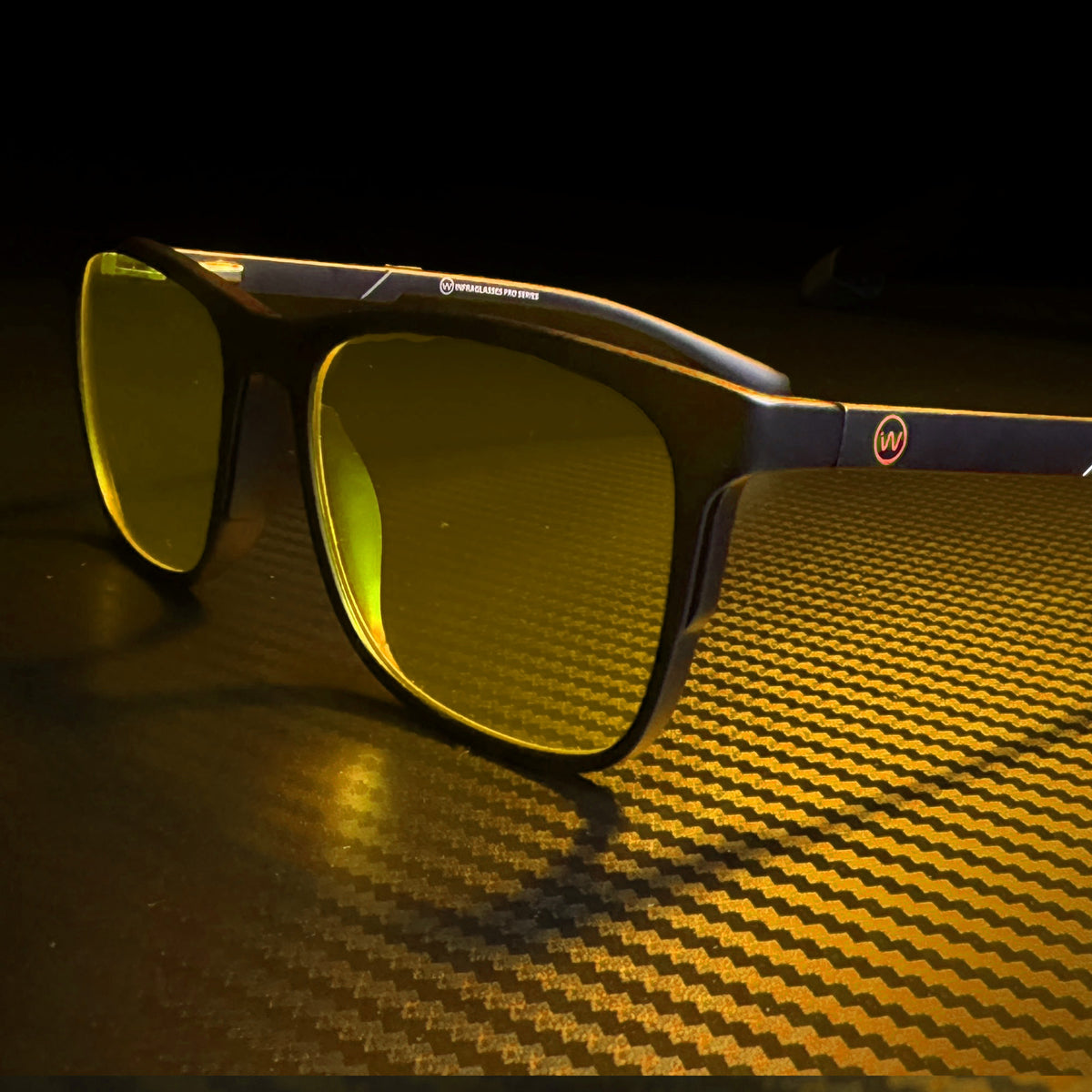 Infraglasses PRO Yellow - Blåljusglasögon Focus | Infrawellness