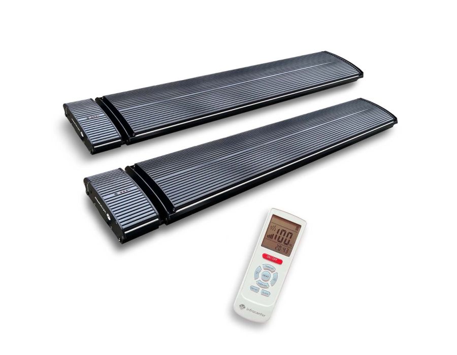 Paket 2x Dark Heater 1800W - Premium kvalitet, hälsosam värme