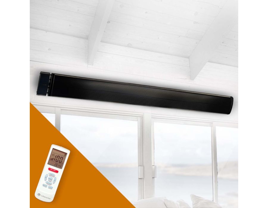 Dark Heater 3200W - Elegant design, hälsosam värme