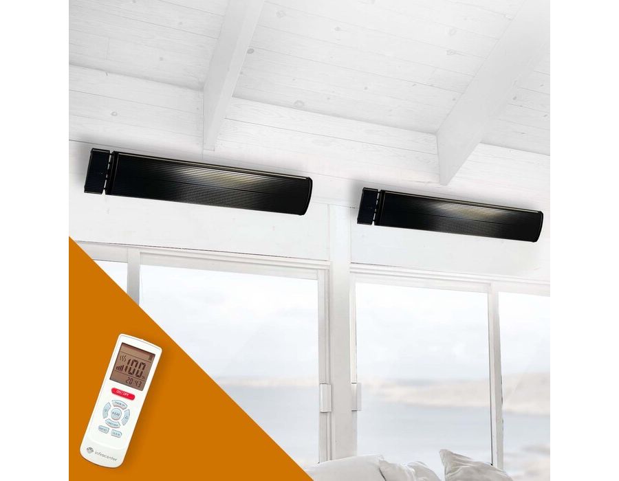 Paket 2x Dark Heater 1800W - Premium kvalitet, hälsosam värme