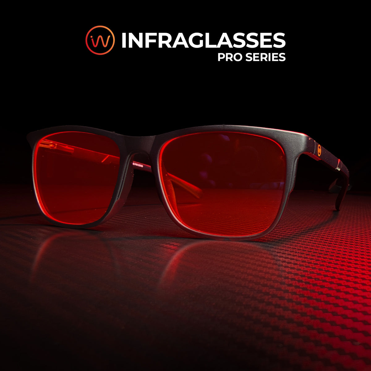 Infraglasses PRO Red - Blåljusglasögon Night | Infrawellness