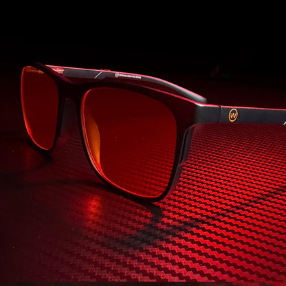 Infraglasses PRO Red - Blåljusglasögon Night | Infrawellness