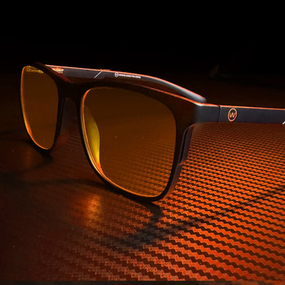 Infraglasses PRO Orange - Blåljusglasögon Relax | Infrawellness