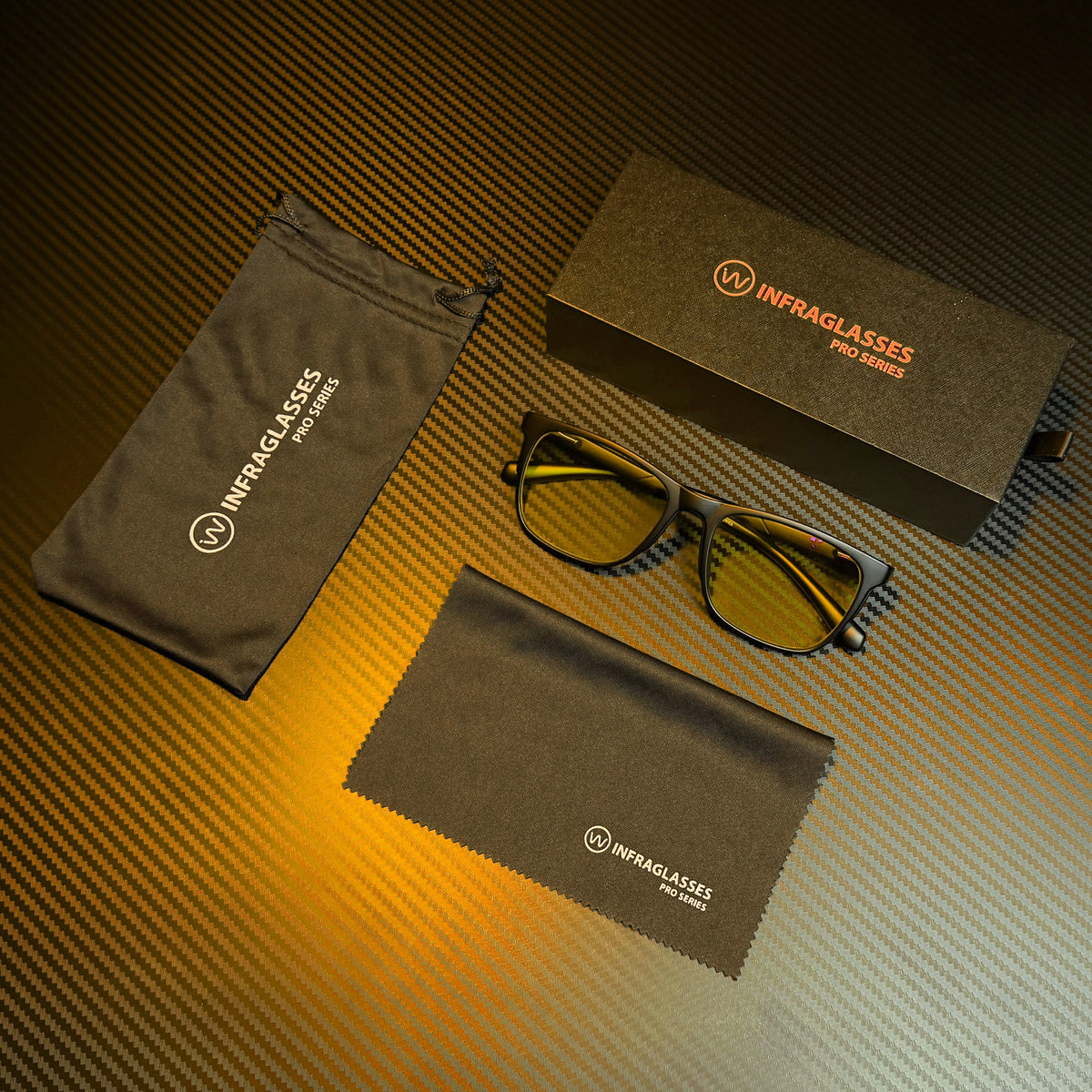 Infraglasses PRO Yellow - Blåljusglasögon Focus | Infrawellness