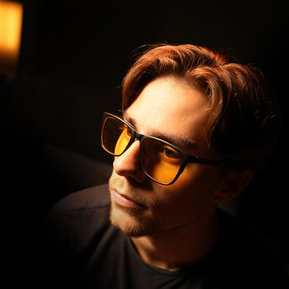Infraglasses PRO Yellow - Blåljusglasögon Focus | Infrawellness