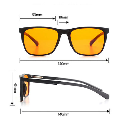 Infraglasses PRO Yellow - Blåljusglasögon Focus | Infrawellness