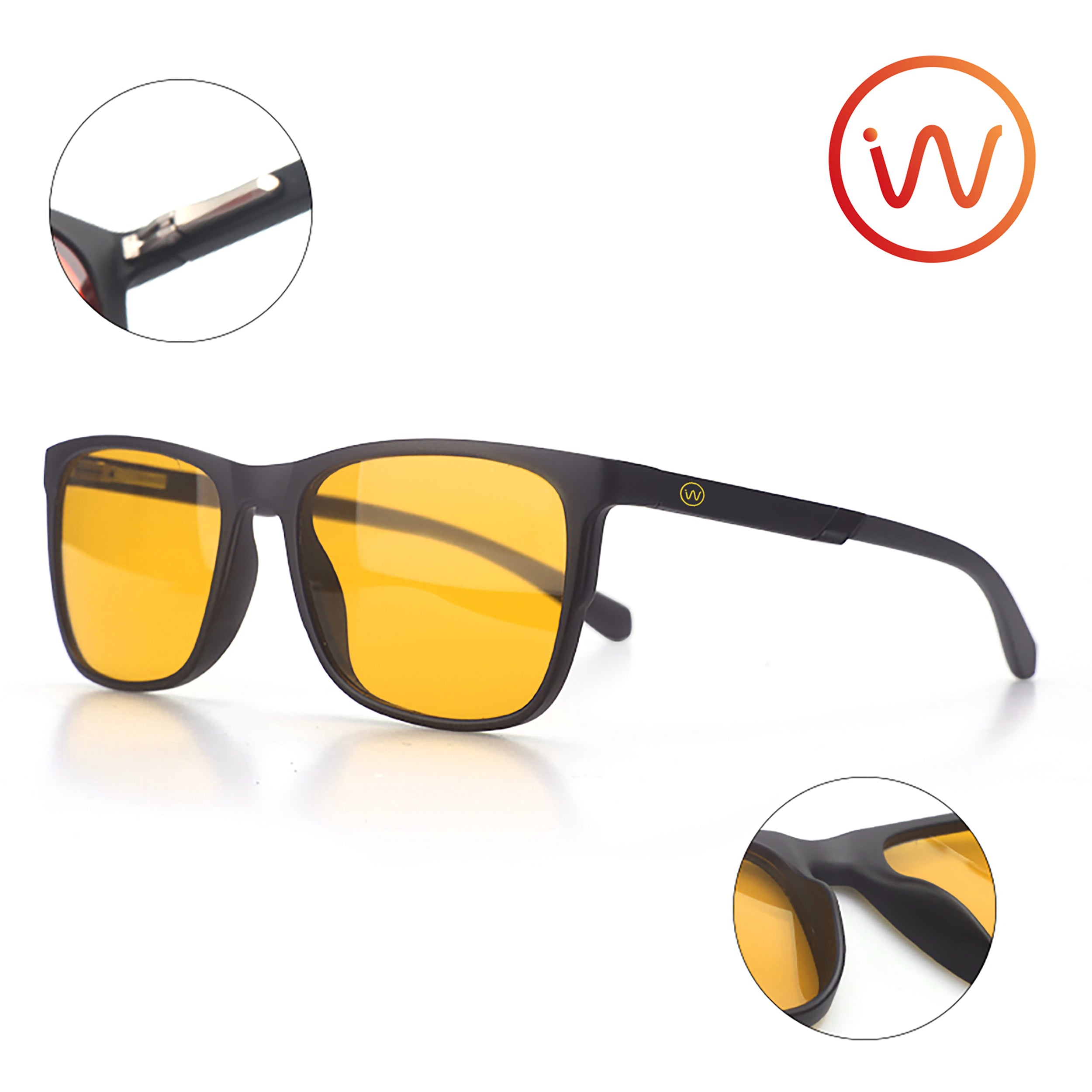 Infraglasses PRO Yellow - Blåljusglasögon Focus | Infrawellness