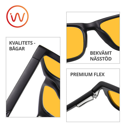 Infraglasses PRO Yellow - Blåljusglasögon Focus | Infrawellness