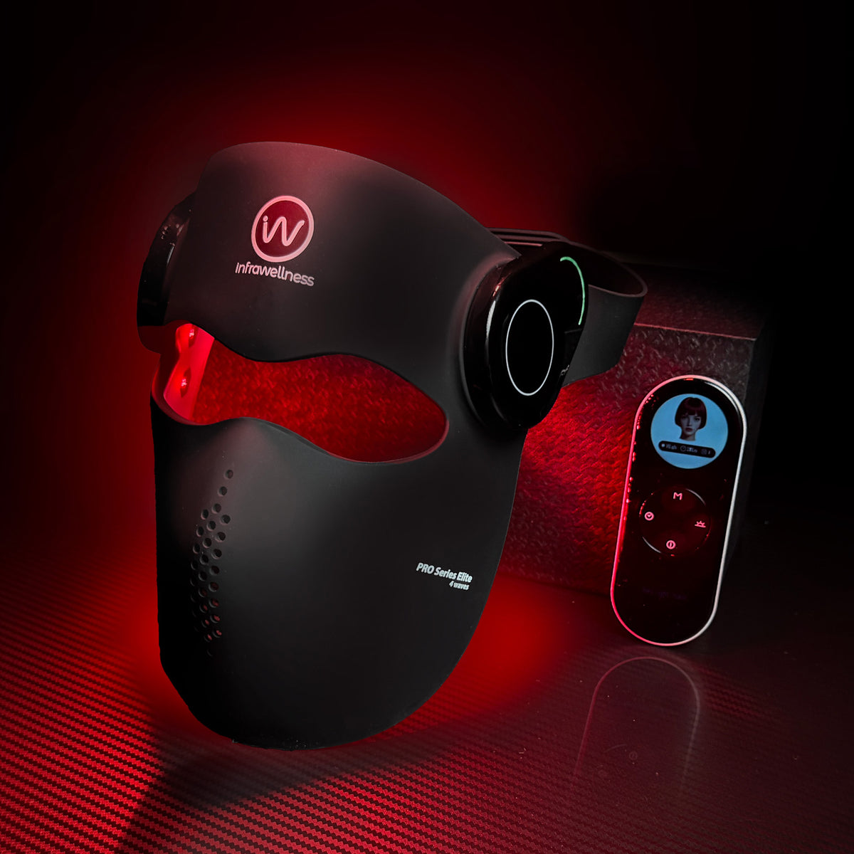 Rödljusterapi LED Mask PRO Series Elite 4 Waves