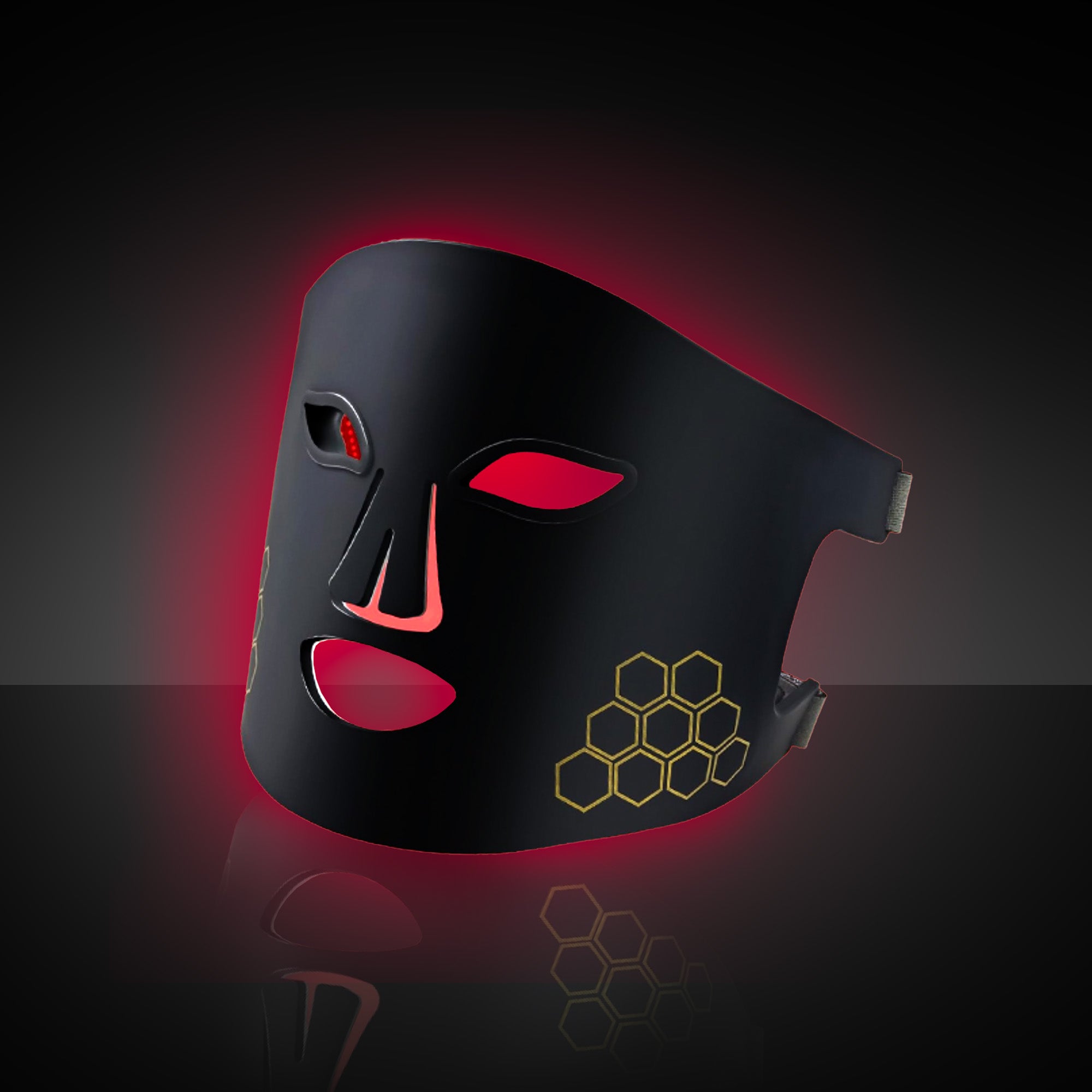 Rödljustarapi LED Mask PRO Series Black - Infrawellness