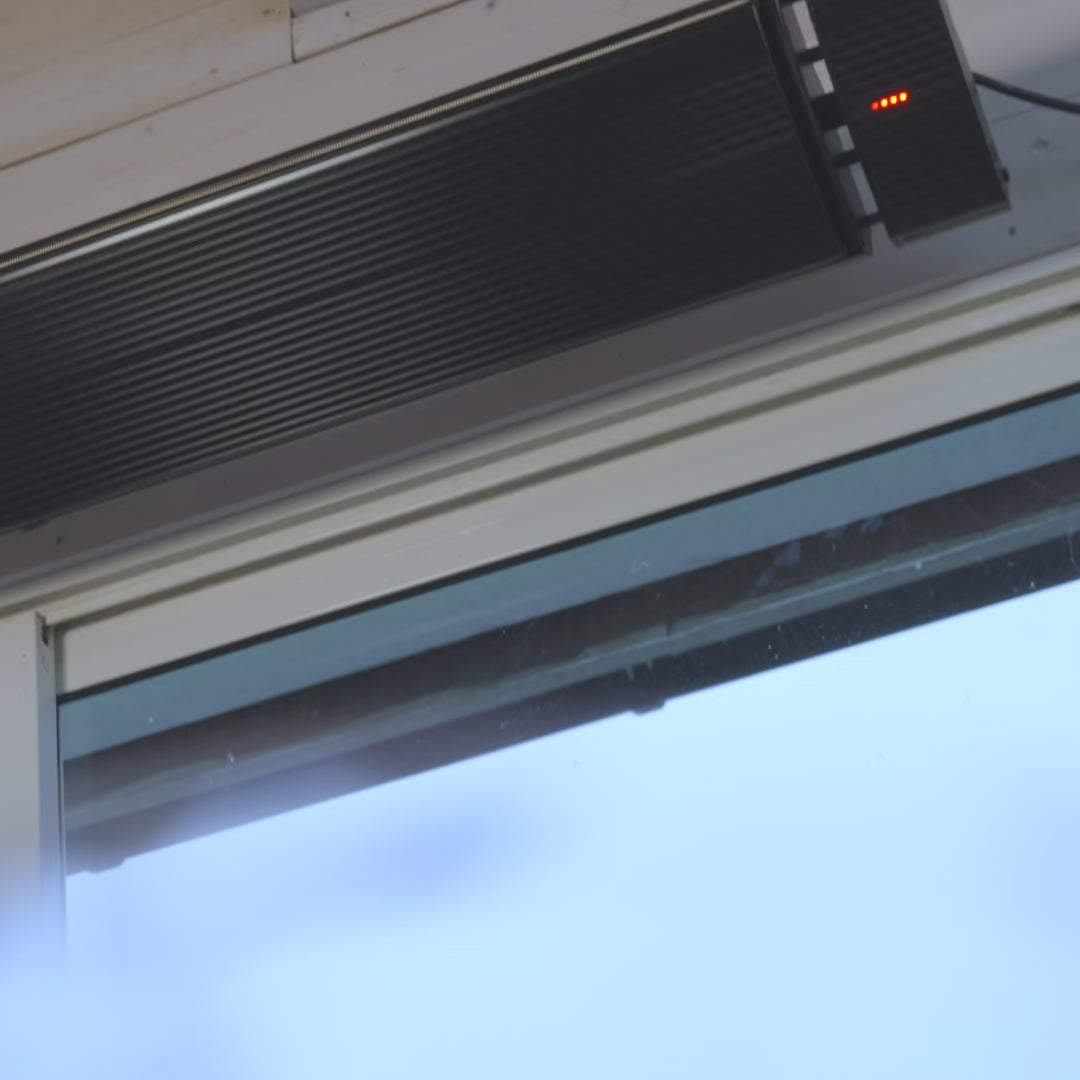 Ladda video: Dark Heater 1800W - Stilren design och hälsosam värme