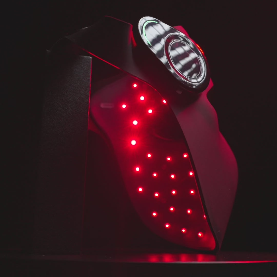 Ladda video: Rödljusterapi LED Mask PRO Series Elite 4 Waves